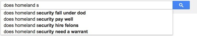 does homeland s Check out what Google autocomplete tells us about America