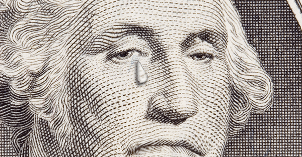 Dollar Washington Tears This Sunday may mark the end of Western monetary dominance